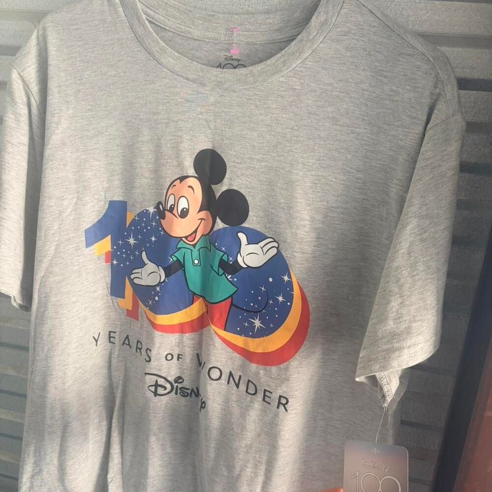 Disney Men's Grey T-shirt